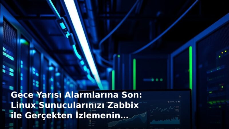 Gece Yarısı Alarmlarına Son: Linux Sunucularınızı Zabbix ile Gerçekten İzlemenin 10 Yolu