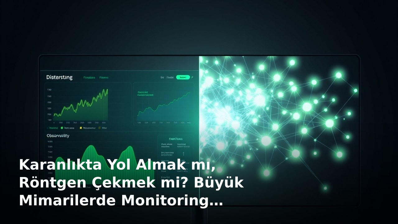 Karanlıkta Yol Almak mı, Röntgen Çekmek mi? Büyük Mimarilerde Monitoring ve Gözlemlenebilirlik