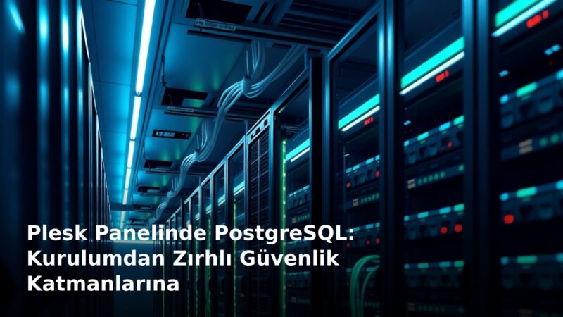 Plesk Panelinde PostgreSQL: Kurulumdan Zırhlı Güvenlik Katmanlarına