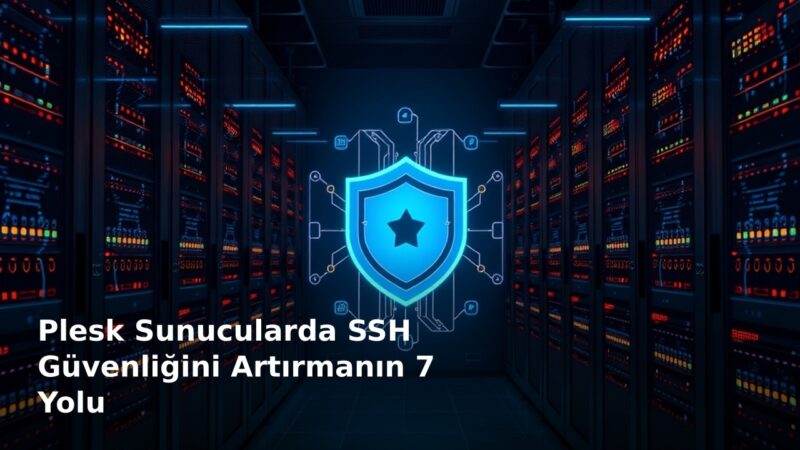 Plesk Sunucularda SSH Güvenliğini Artırmanın 7 Yolu
